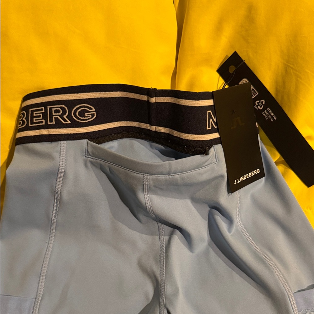 J.Lindeberg Light Blue Leggings Nelly Korda - Picture 3 of 5
